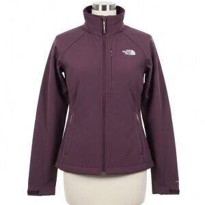 The North Face Apex Bionic Jacket Womens XS Purple Softshell Fleece Lined Coat